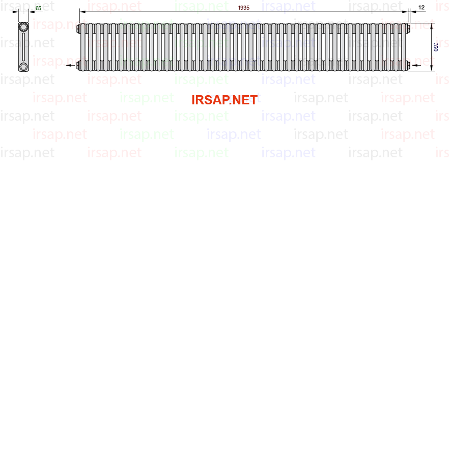 Радиатор IRSAP Tesi 20350/43 T08 CL 01